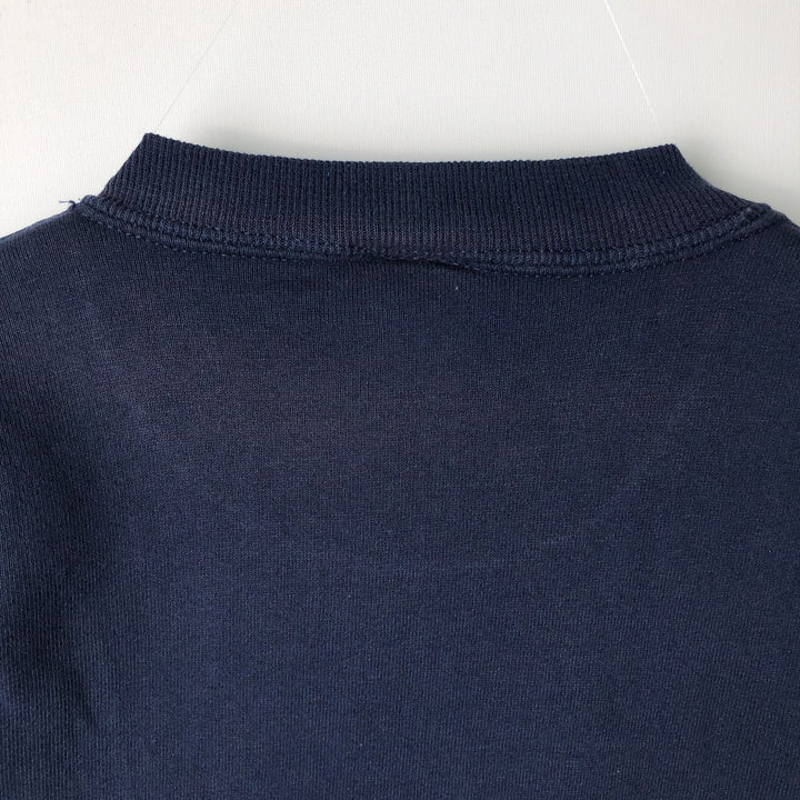 Russell Blank Sweatshirt, Made in USA, Men's Size L (Equivalent), Vintage cotton navy blue type Vintage Second Hand