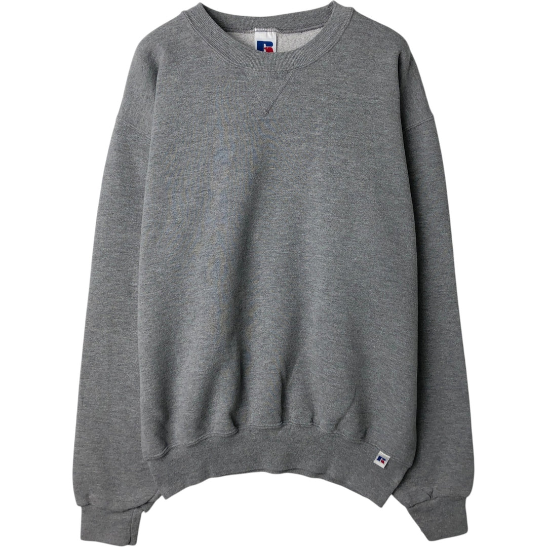 90'S Russell Athletic Plain Blank Sweatshirt, Men's Size M (approx.), Vintage cotton gray type Vintage Second Hand
