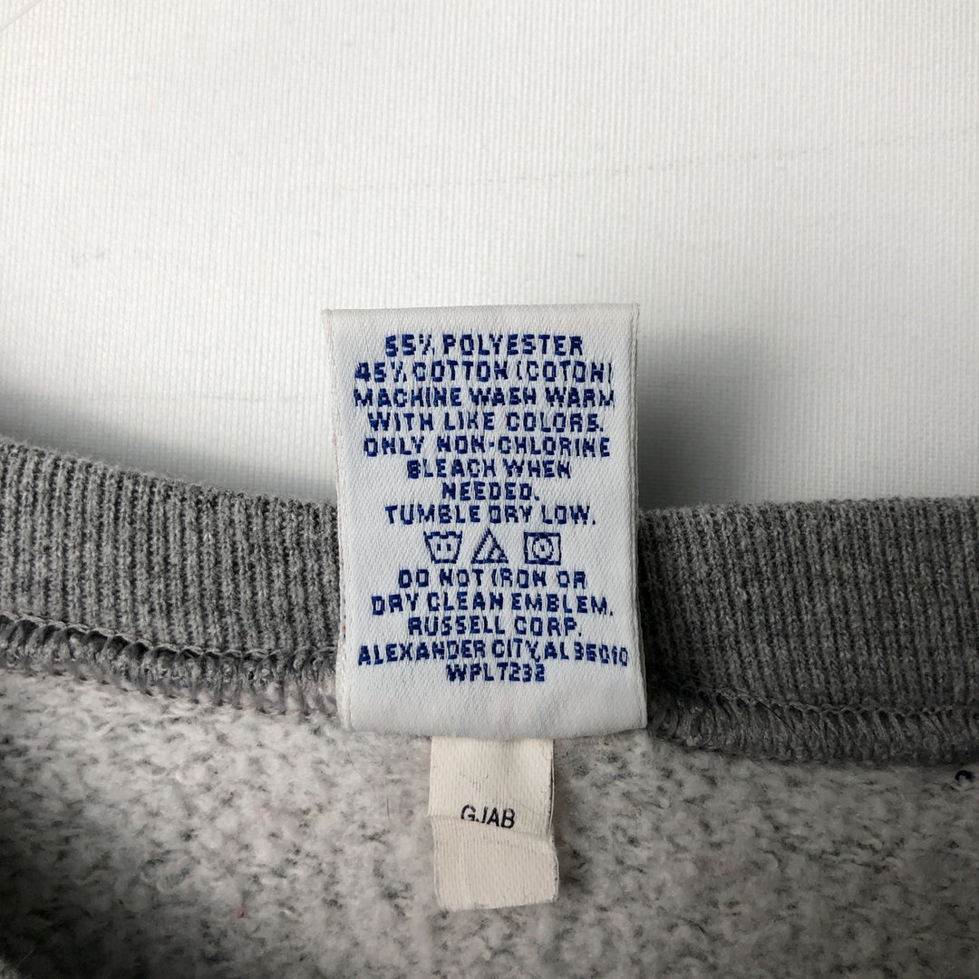 90'S Russell Athletic Plain Blank Sweatshirt, Men's Size M (approx.), Vintage cotton gray type Vintage Second Hand