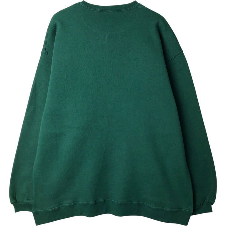 Vintage 90'S Russell ATHLETIC blank sweatshirt, made in the USA, size L, men's cotton green type Vintage Second Hand