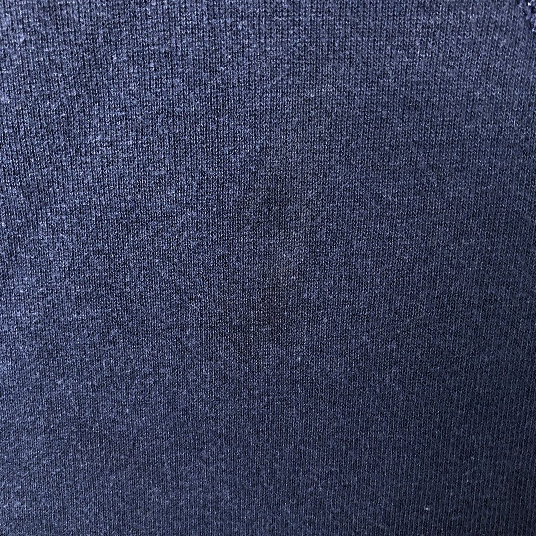 90'S Russell Athletic Plain Blank Sweatshirt, Men's Size XL (Equivalent), Vintage cotton navy blue type Vintage Second Hand
