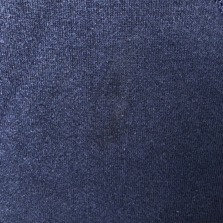 90'S Russell Athletic Plain Blank Sweatshirt, Men's Size XL (Equivalent), Vintage cotton navy blue type Vintage Second Hand