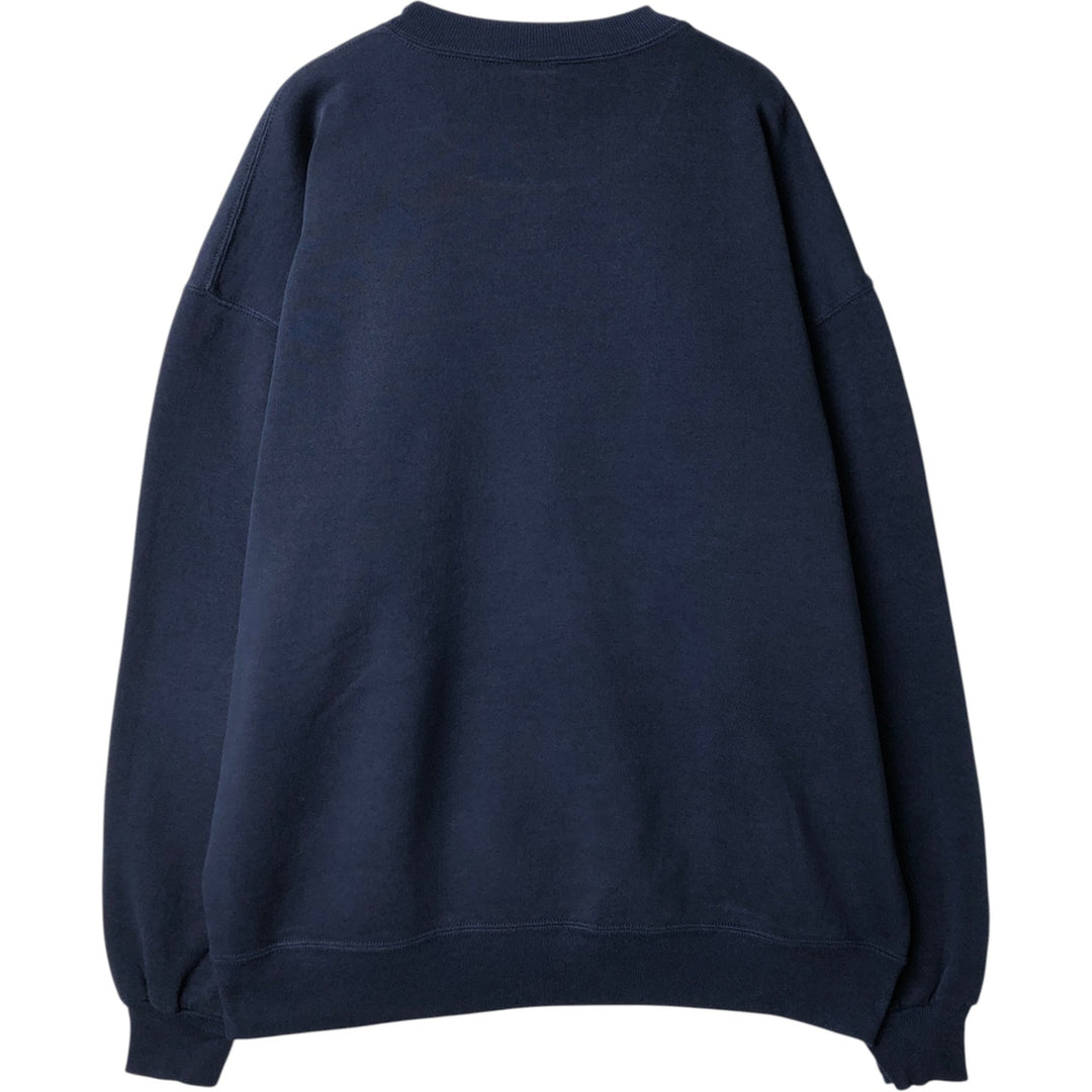 Vintage 90'S Russell ATHLETIC blank sweatshirt, made in the USA, men's size XXL. cotton navy blue type Vintage Second Hand