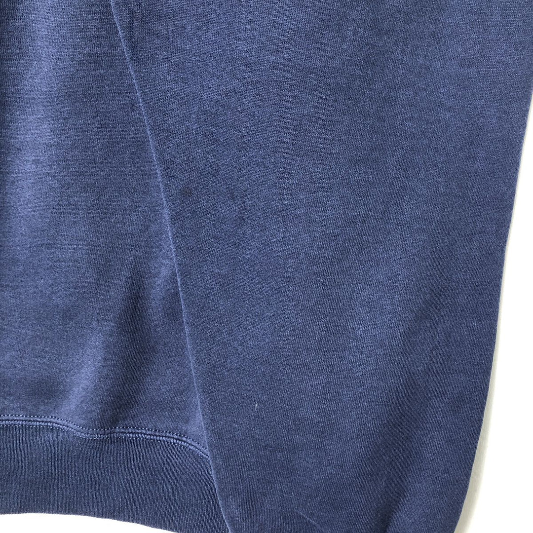 Vintage 90'S Russell ATHLETIC blank sweatshirt, made in the USA, men's size XXL. cotton navy blue type Vintage Second Hand