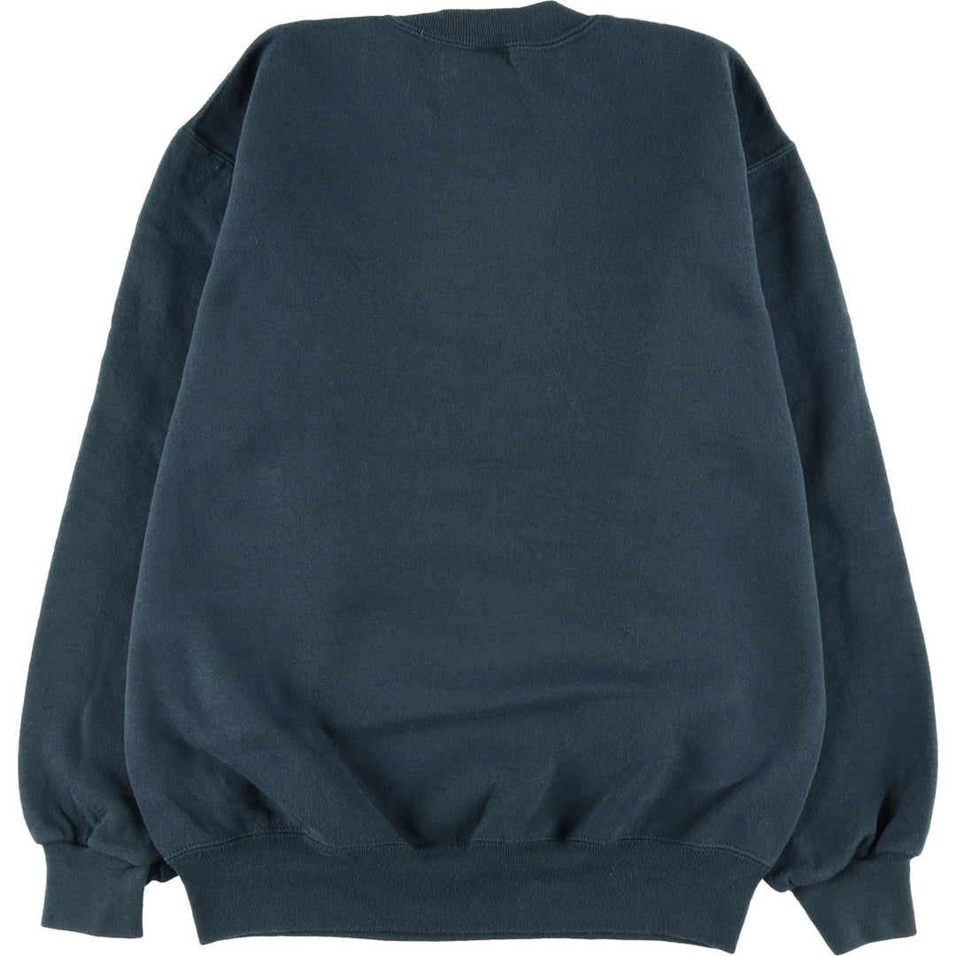 Vintage 90'S Russell ATHLETIC blank sweatshirt, made in the USA, size M, men's. cotton Green type dark green Vintage Second Hand