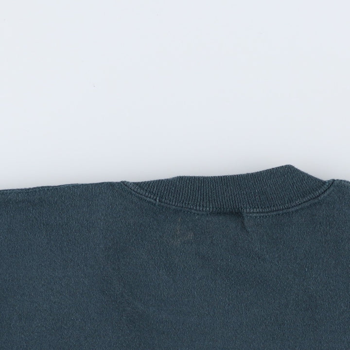 Vintage 90'S Russell ATHLETIC blank sweatshirt, made in the USA, size M, men's. cotton Green type dark green Vintage Second Hand