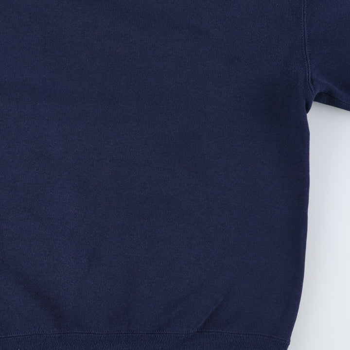 Vintage 90'S Russell ATHLETIC blank sweatshirt, made in the USA, size L, men's cotton navy blue type Vintage Second Hand