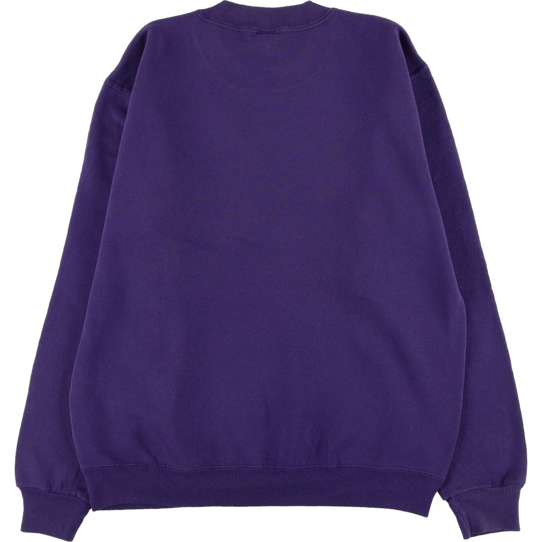 Vintage 90'S Russell ATHLETIC blank sweatshirt, made in the USA, size M, men's. cotton purple type Vintage Second Hand