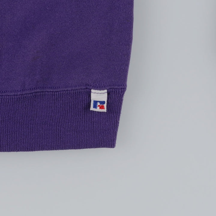 Vintage 90'S Russell ATHLETIC blank sweatshirt, made in the USA, size M, men's. cotton purple type Vintage Second Hand