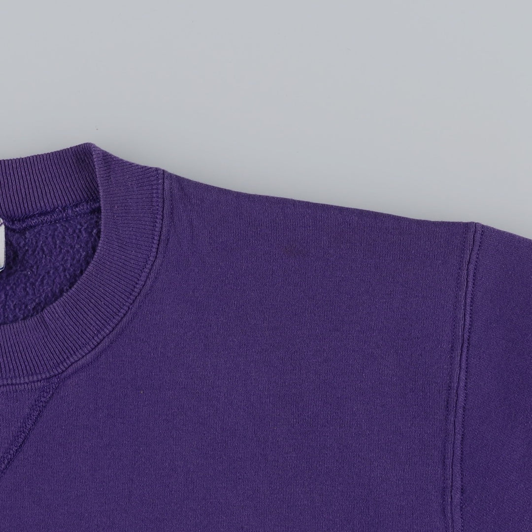 Vintage 90'S Russell ATHLETIC blank sweatshirt, made in the USA, size M, men's. cotton purple type Vintage Second Hand