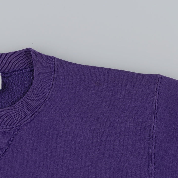 Vintage 90'S Russell ATHLETIC blank sweatshirt, made in the USA, size M, men's. cotton purple type Vintage Second Hand