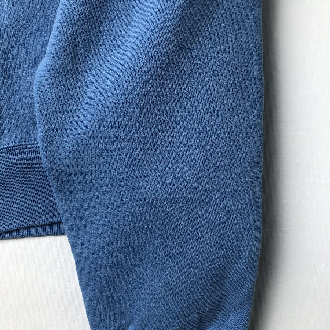90'S Russell Athletic Plain Blank Sweatshirt, Men's Size L (Equivalent), Vintage cotton Blue type light blue Vintage Second Hand