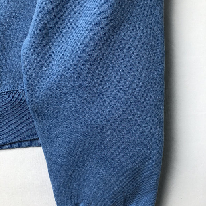 90'S Russell Athletic Plain Blank Sweatshirt, Men's Size L (Equivalent), Vintage cotton Blue type light blue Vintage Second Hand