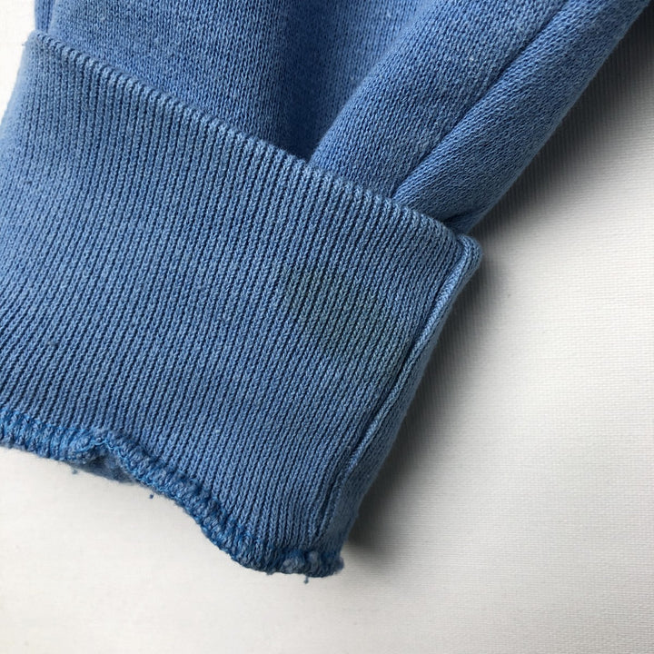 90'S Russell Athletic Plain Blank Sweatshirt, Men's Size L (Equivalent), Vintage cotton Blue type light blue Vintage Second Hand