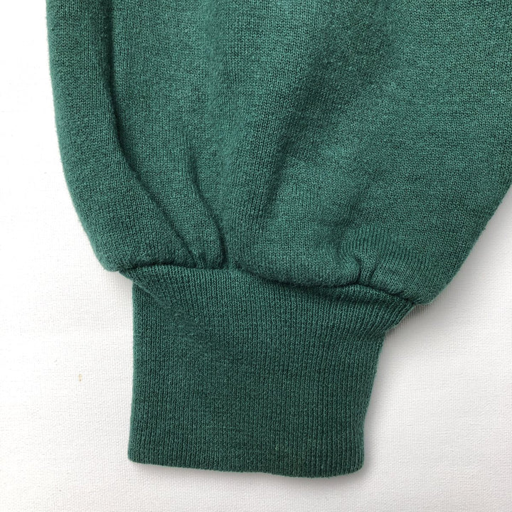 Vintage 90'S Russell ATHLETIC blank sweatshirt, made in the USA, size L, men's cotton green type Vintage Second Hand