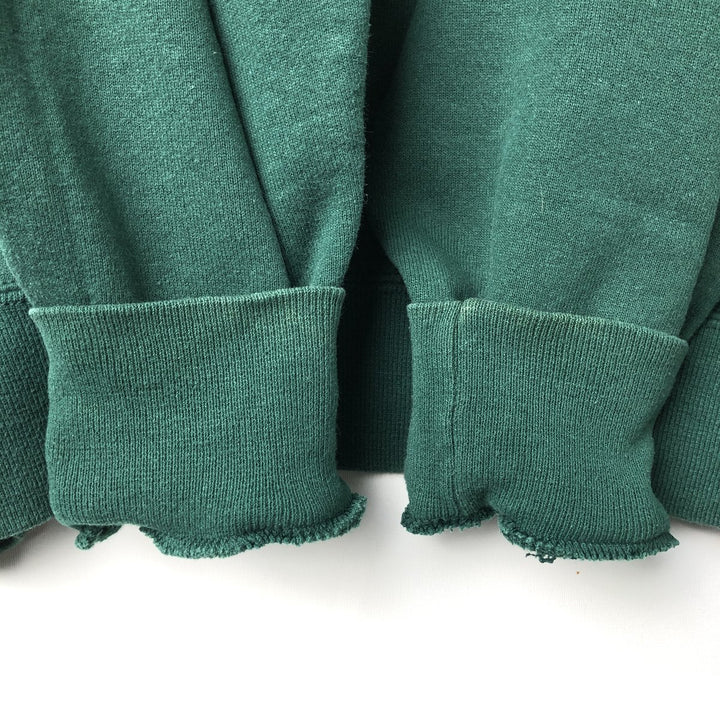 Vintage 90'S Russell ATHLETIC blank sweatshirt, made in the USA, size L, men's cotton green type Vintage Second Hand