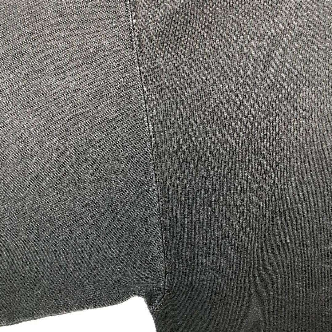 90'S Russell Athletic Plain Blank Sweatshirt, Men's Size XL (Equivalent), Vintage cotton black type Vintage Second Hand