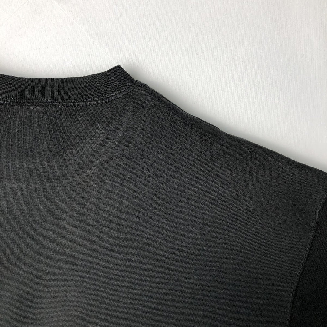 90'S Russell Athletic Plain Blank Sweatshirt, Men's Size XL (Equivalent), Vintage cotton black type Vintage Second Hand
