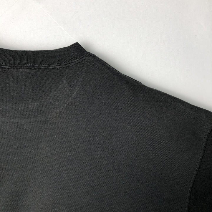 90'S Russell Athletic Plain Blank Sweatshirt, Men's Size XL (Equivalent), Vintage cotton black type Vintage Second Hand