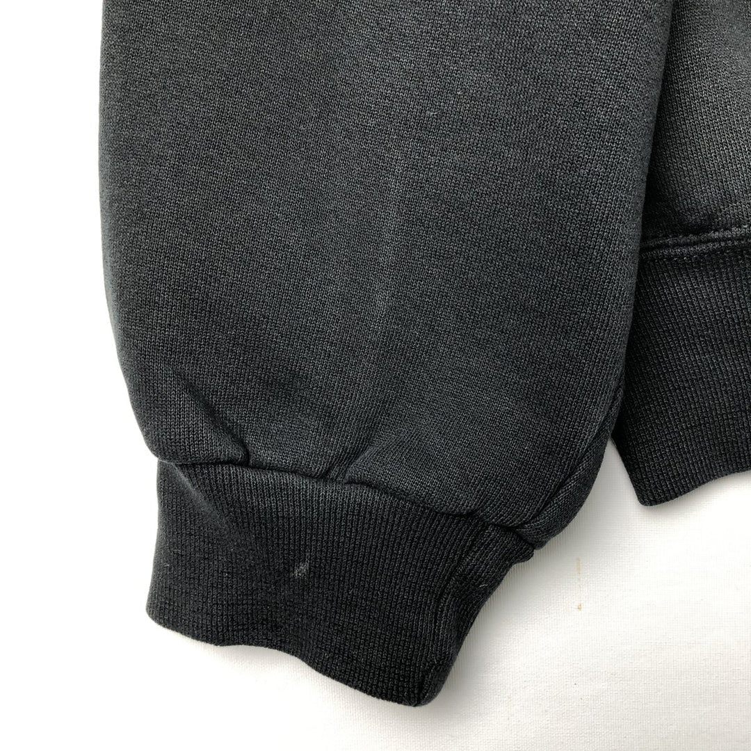 90'S Russell Athletic Plain Blank Sweatshirt, Men's Size XL (Equivalent), Vintage cotton black type Vintage Second Hand