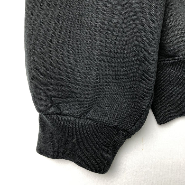90'S Russell Athletic Plain Blank Sweatshirt, Men's Size XL (Equivalent), Vintage cotton black type Vintage Second Hand