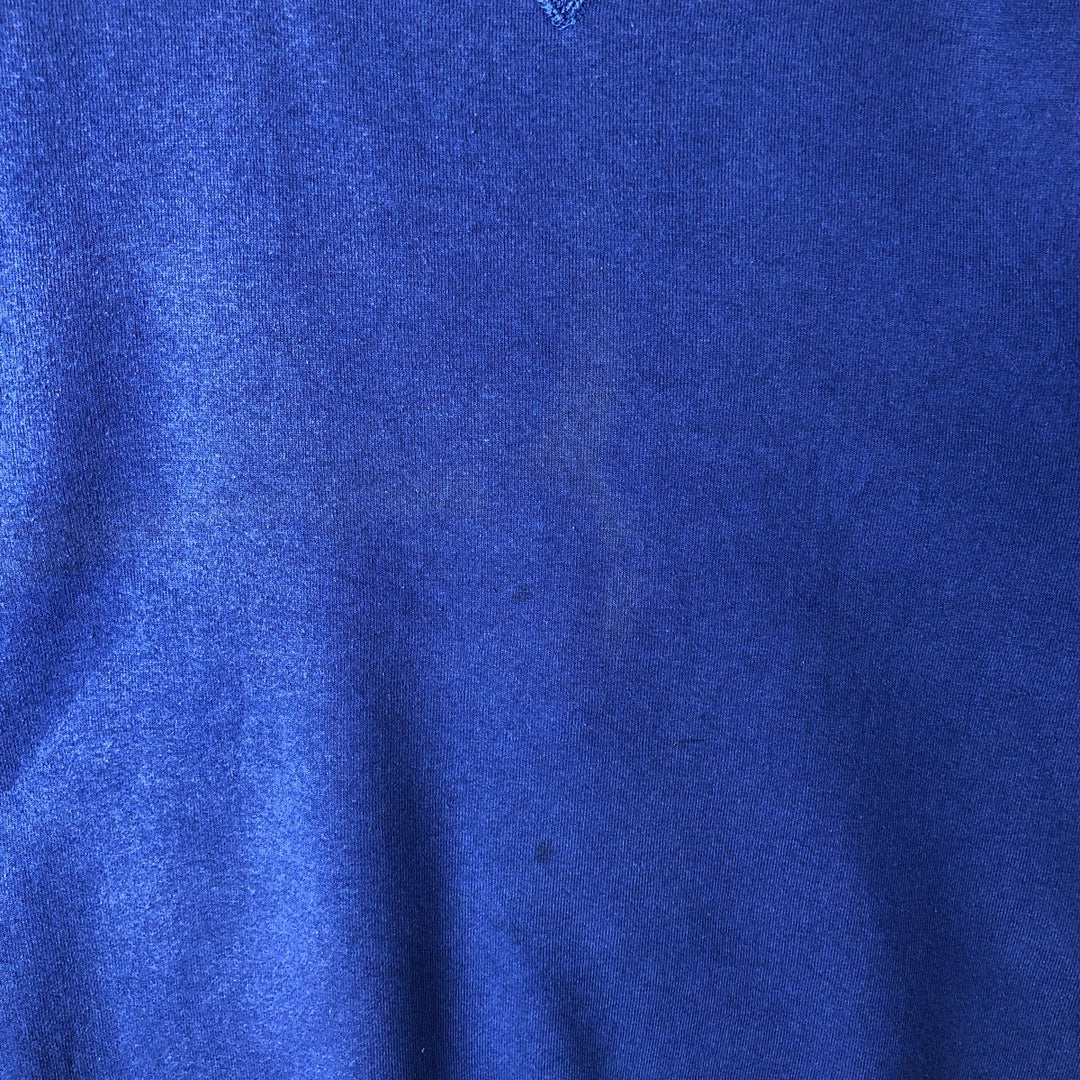 90'S Russell plain blank sweatshirt, sweatshirt, made in USA, men's size M, vintage cotton blue type Vintage Second Hand