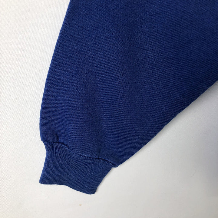 90'S Russell plain blank sweatshirt, sweatshirt, made in USA, men's size M, vintage cotton blue type Vintage Second Hand