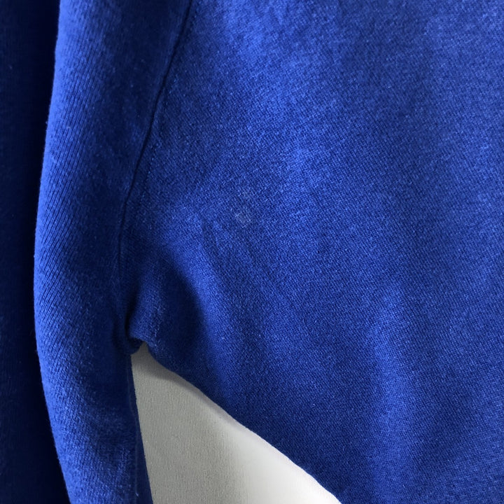 90'S Russell plain blank sweatshirt, sweatshirt, made in USA, men's size M, vintage cotton blue type Vintage Second Hand