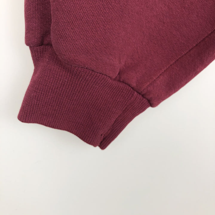 Vintage 90'S Russell ATHLETIC blank sweatshirt, made in the USA, size L, men's cotton burgundy type Vintage Second Hand