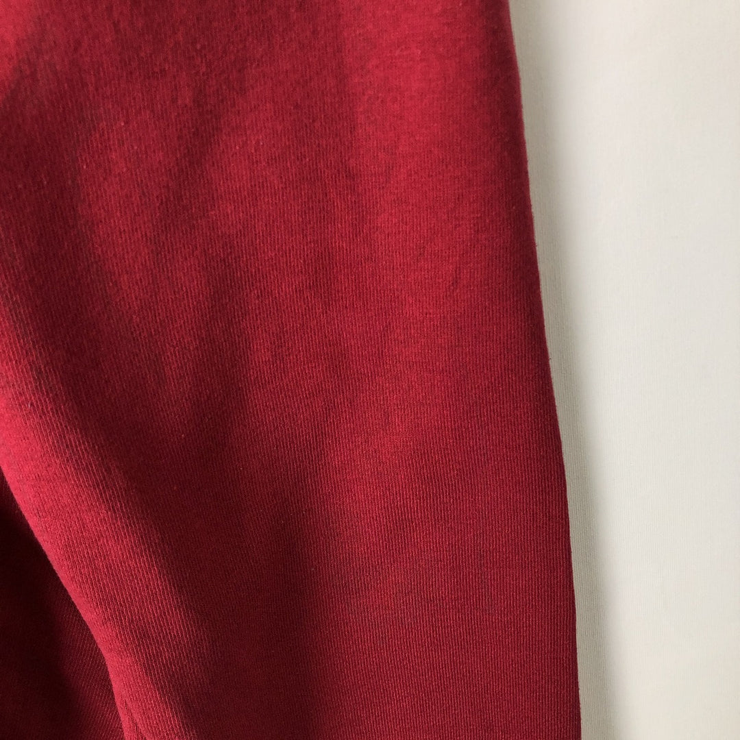 90'S Russell plain blank sweatshirt, sweatshirt, made in USA, men's size L, vintage cotton red type Vintage Second Hand