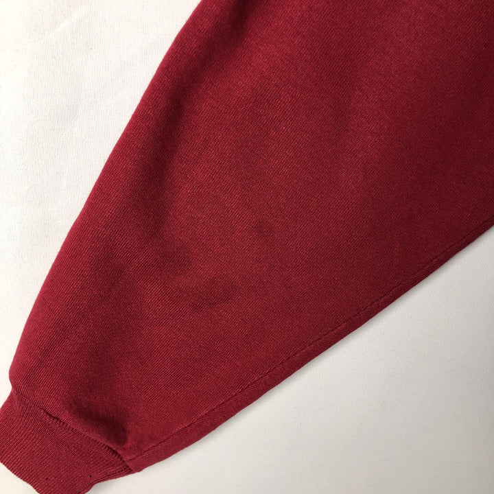 90'S Russell plain blank sweatshirt, sweatshirt, made in USA, men's size L, vintage cotton red type Vintage Second Hand
