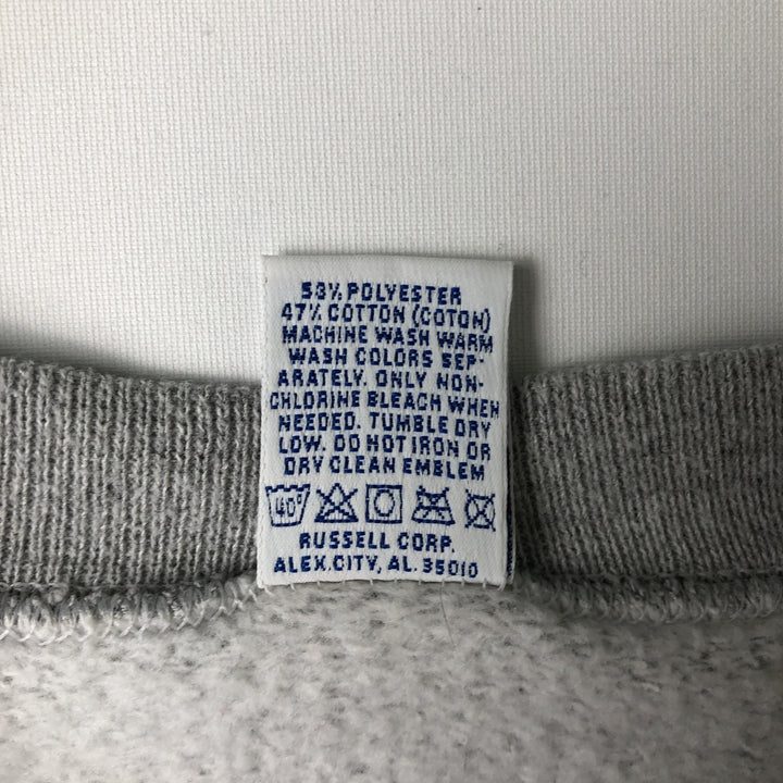 Vintage 90'S Russell ATHLETIC blank sweatshirt, made in the USA, size L, men's cotton gray type Vintage Second Hand