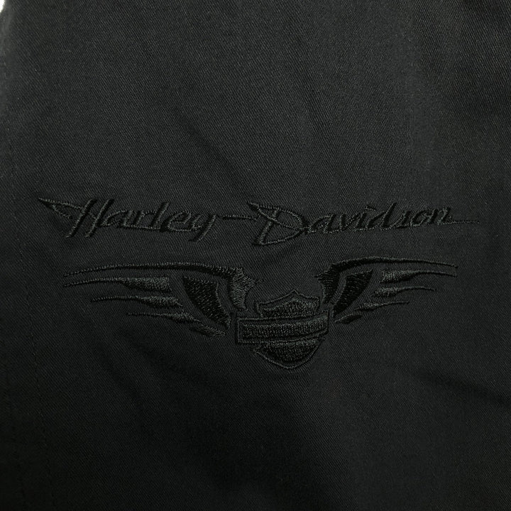 Harley-Davidson Cotton Rider Jacket, Women's Size M (approx.) cotton black type Vintage Second Hand