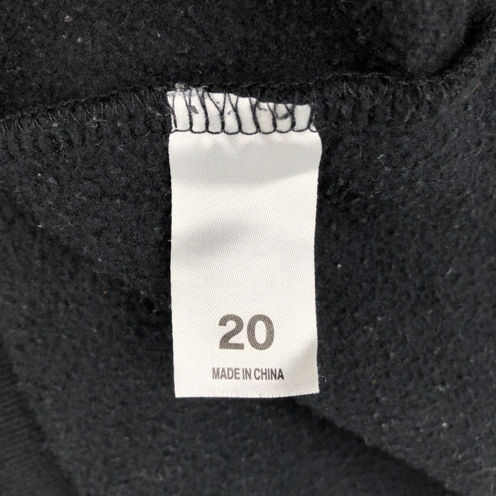 2pac Print Wrap Sweatshirt Pullover Hoodie - Men's XXL (approx.) cotton black type Vintage Second Hand