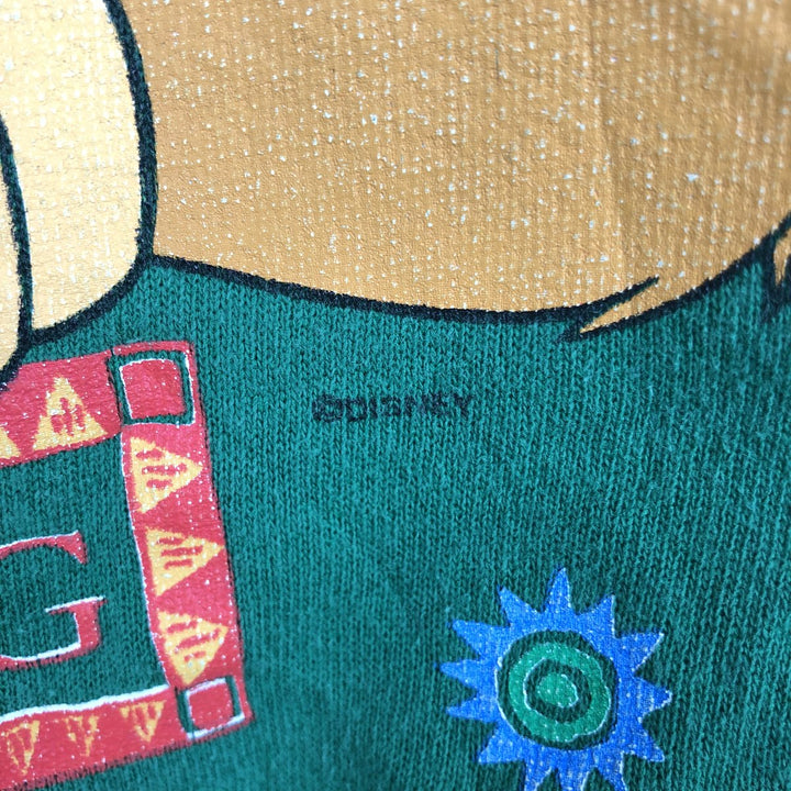 THE LION KING SINBA Lion King Simba Character Sweatshirt, Women's Size S (approx.), Vintage unclear green type Vintage Second Hand