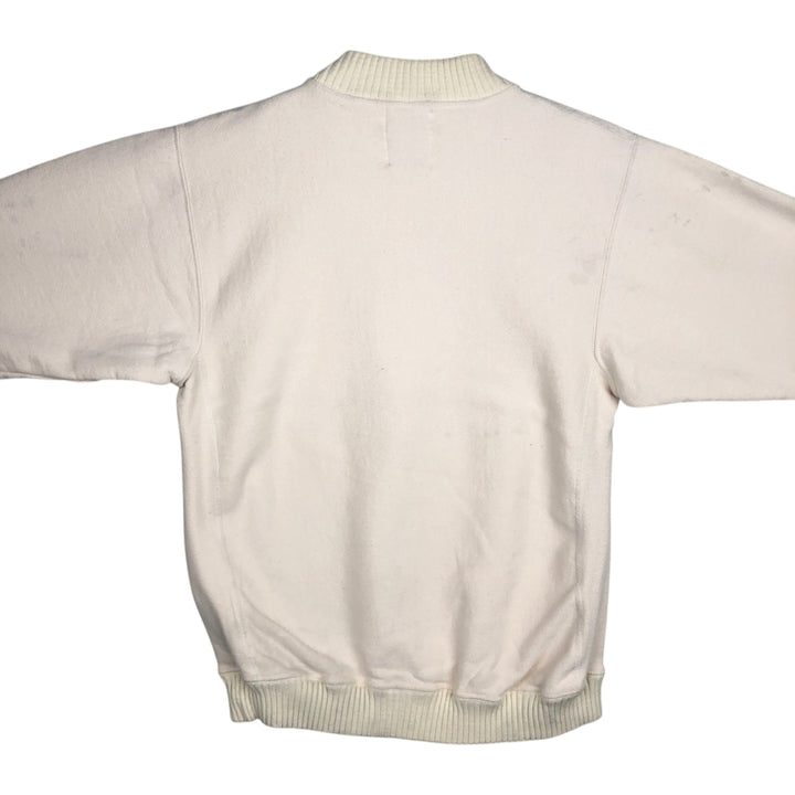 90'S Nutmeg MLB New York Mets Mock Neck Sweatshirt, Made in USA, Men's Size M (Equivalent), Vintage cotton unbleached Vintage Second Hand