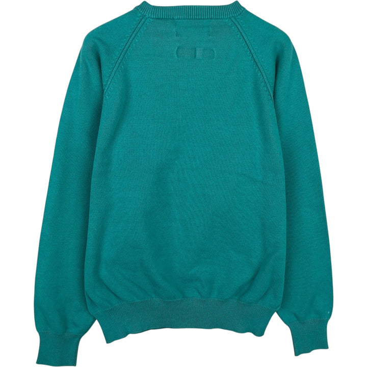 80'S FIELDMASTER Plain Cotton Knit Sweater, Women's Size M (approx.), Vintage cotton Emerald green Vintage Second Hand