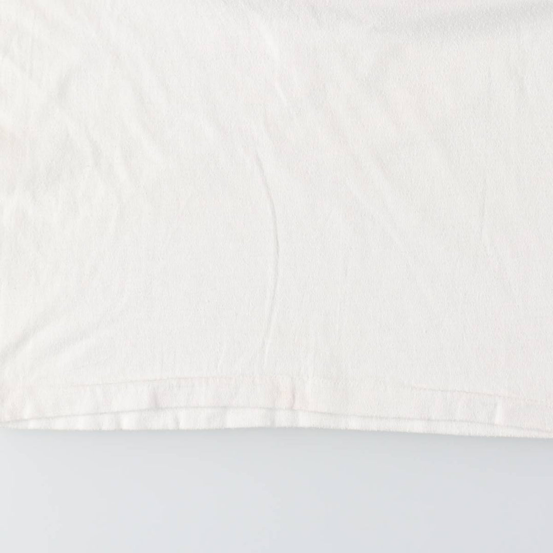 1980'S Hanes Poly-Cotton Blue Tag Ringer T-Shirt, Made in USA, Women's Size S (Equivalent), Vintage cotton white type Vintage Second Hand