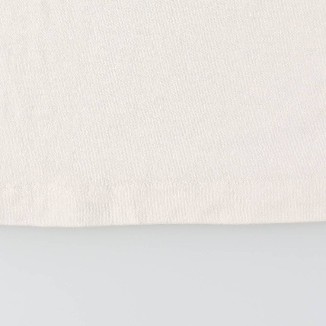 70'S Champion Snoopy College Ringer T-Shirt (Women's Size S) Vintage cotton white type Vintage Second Hand