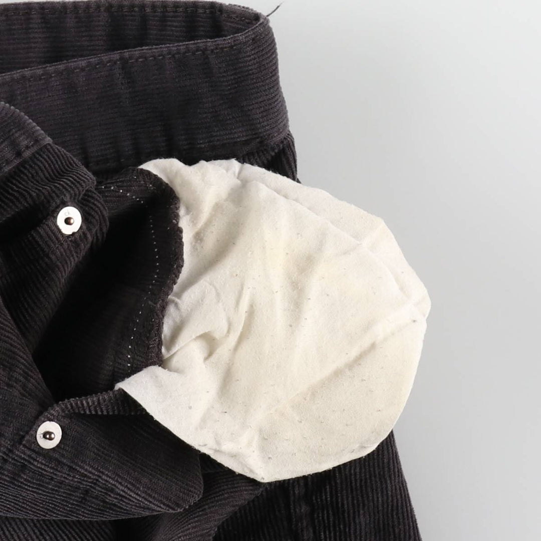 Calvin Klein Jeans corduroy pants for men, size W35 cotton black type Vintage Second Hand