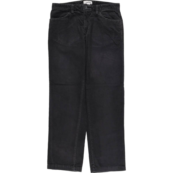 Calvin Klein corduroy pants for men, size W33 cotton gray type Vintage Second Hand