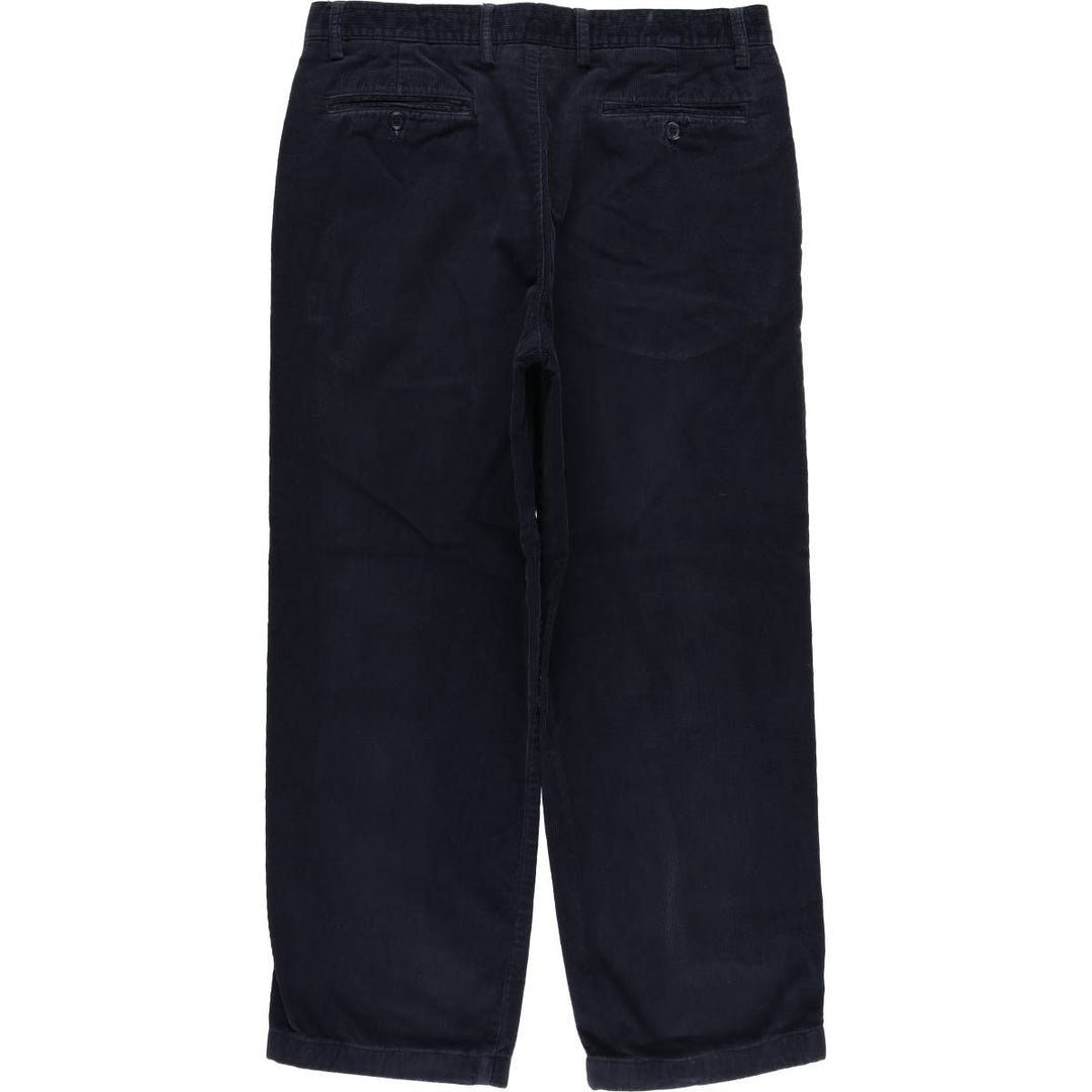 CLUB ROOM Corduroy Pants Men's Size 34 cotton navy blue type Vintage Second Hand