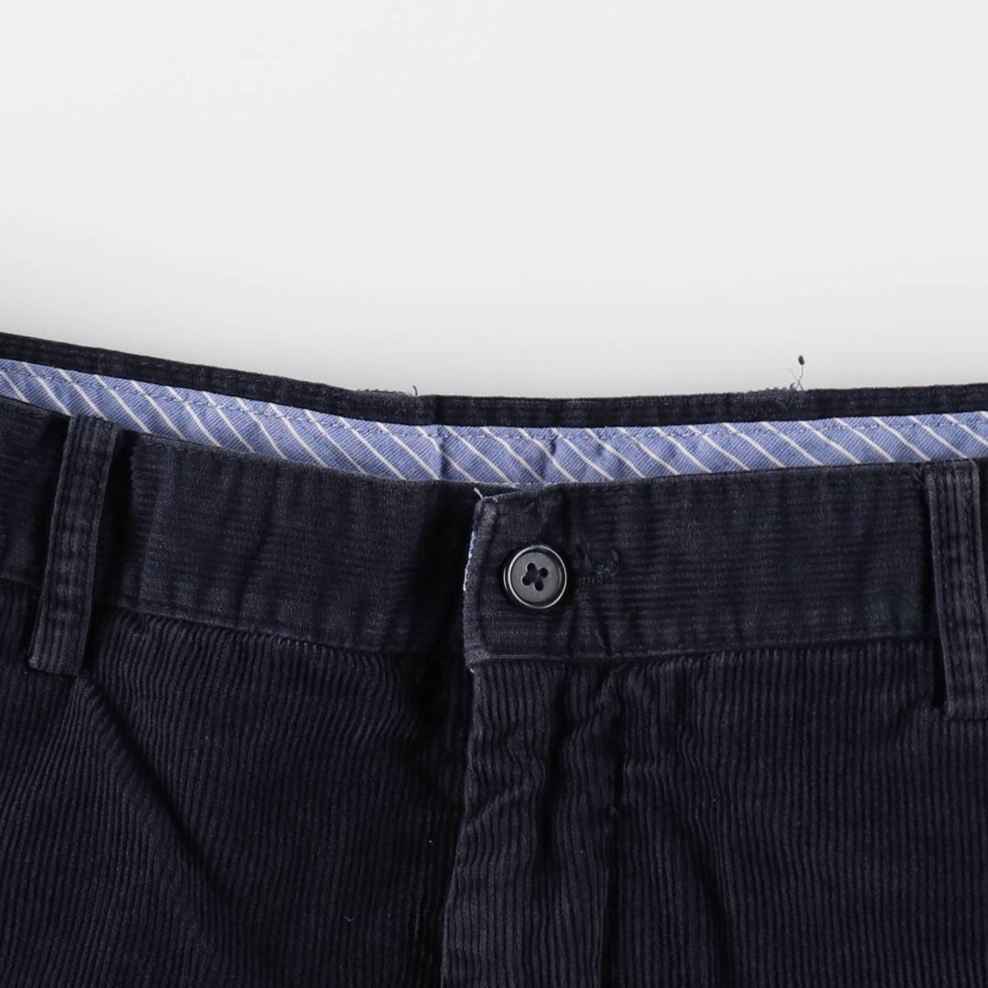 CLUB ROOM Corduroy Pants Men's Size 34 cotton navy blue type Vintage Second Hand