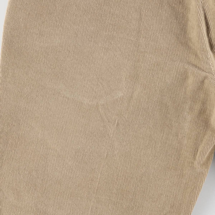 THOMSON Two-Pleat Corduroy Pants, Men's Size W31 (approx.) cotton Beige type Vintage Second Hand