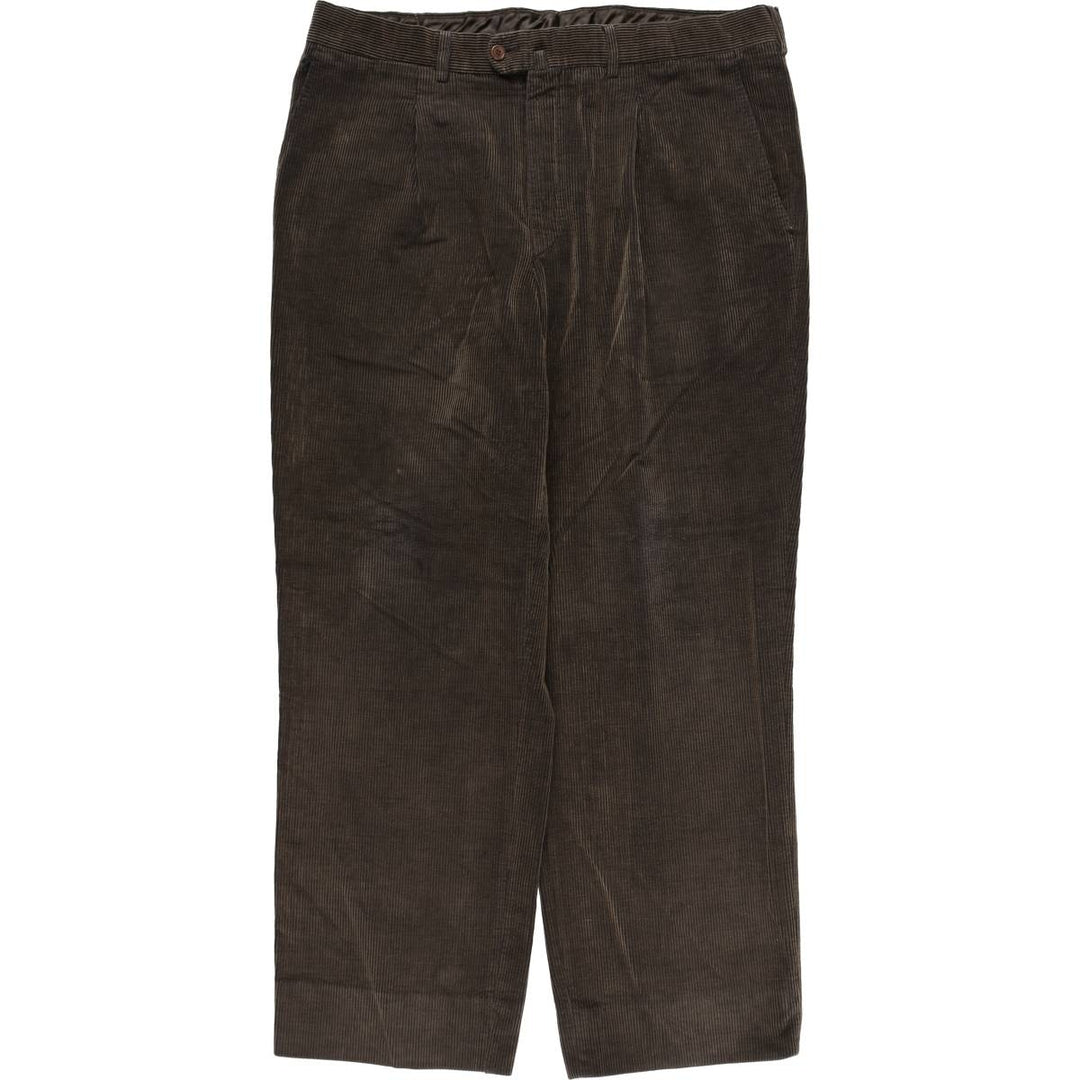 CANOVA'S CLUB Corduroy Pants, Made in Europe, Men's Size W36 (approx.) cotton brown type Vintage Second Hand