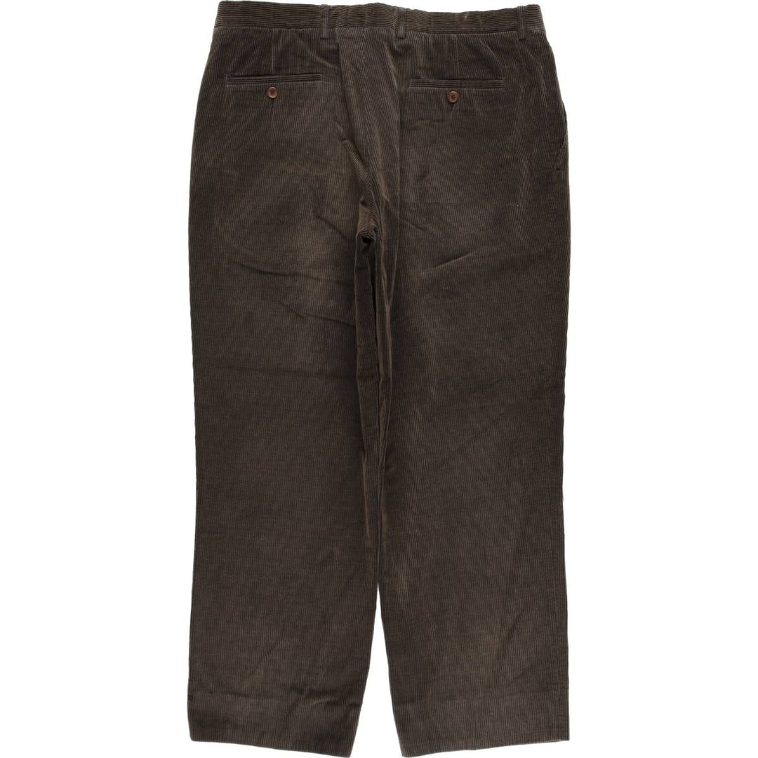 CANOVA'S CLUB Corduroy Pants, Made in Europe, Men's Size W36 (approx.) cotton brown type Vintage Second Hand