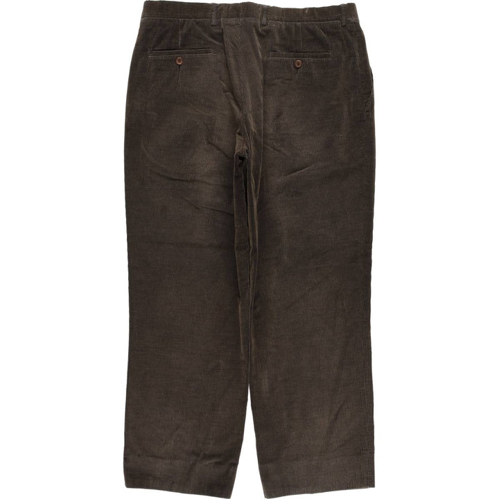 CANOVA'S CLUB Corduroy Pants, Made in Europe, Men's Size W36 (approx.) cotton brown type Vintage Second Hand