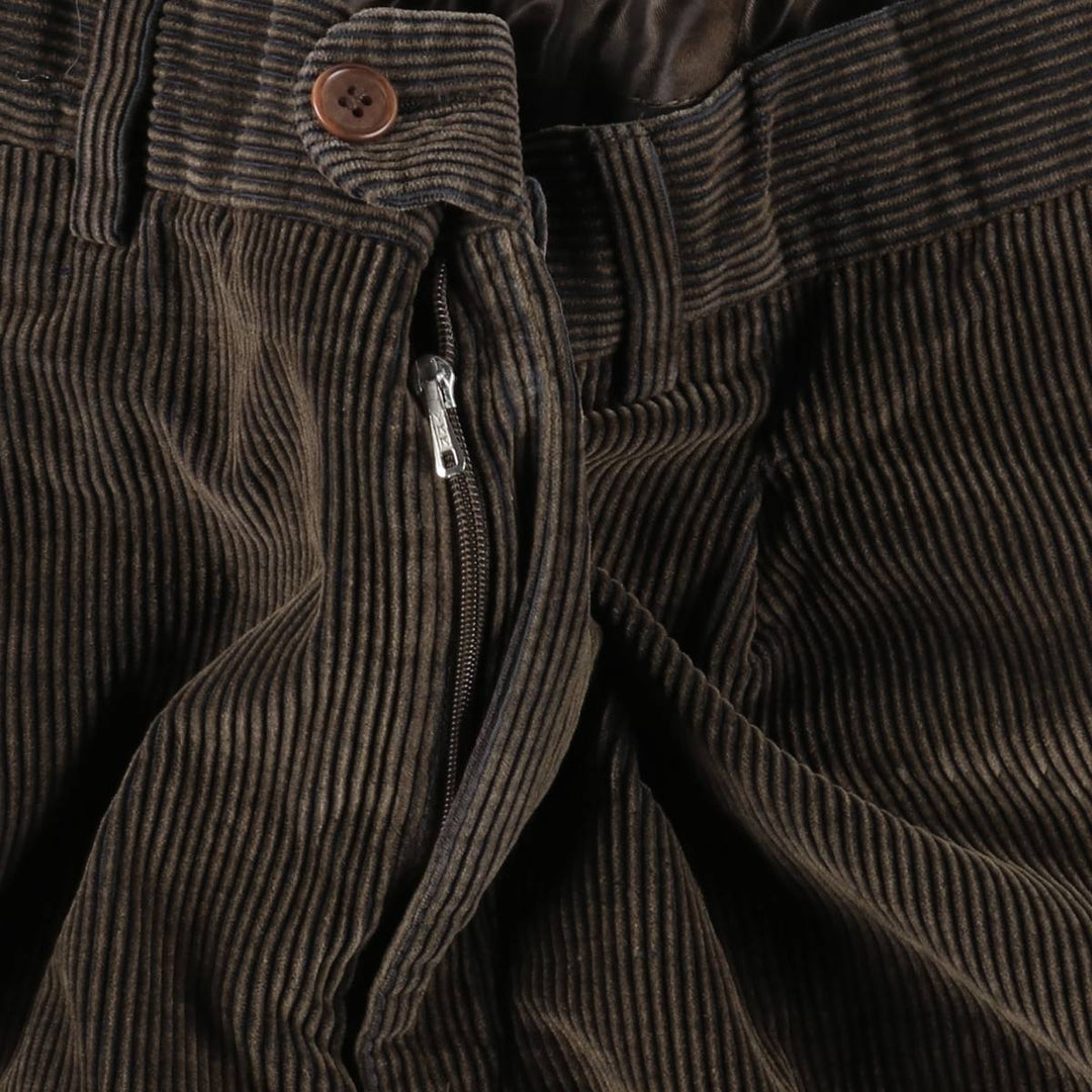 CANOVA'S CLUB Corduroy Pants, Made in Europe, Men's Size W36 (approx.) cotton brown type Vintage Second Hand