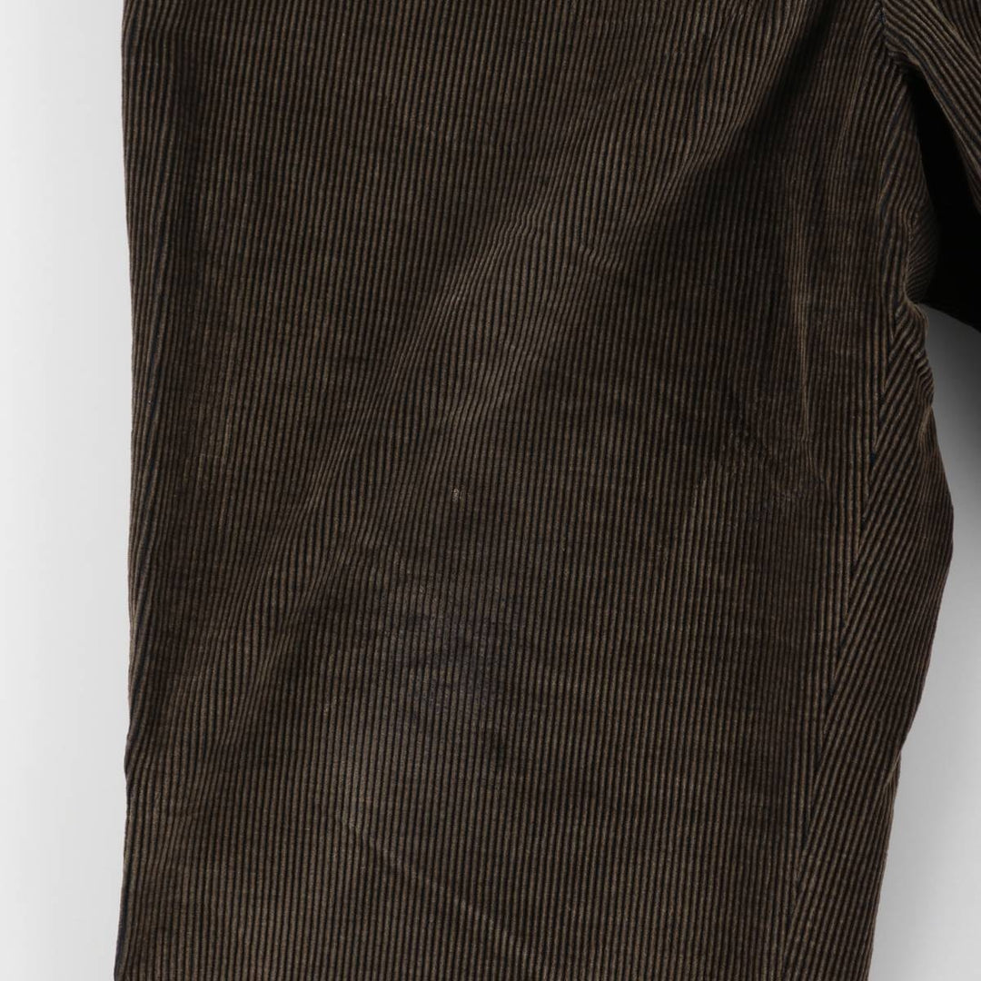 CANOVA'S CLUB Corduroy Pants, Made in Europe, Men's Size W36 (approx.) cotton brown type Vintage Second Hand