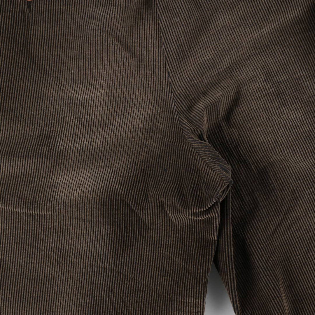 CANOVA'S CLUB Corduroy Pants, Made in Europe, Men's Size W36 (approx.) cotton brown type Vintage Second Hand